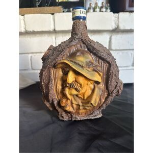 Vintage "Deutsches Erzeugnis" Empty Bottle with Face